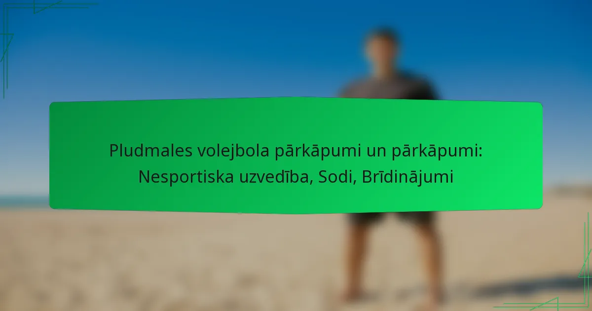 Pludmales volejbola pārkāpumi un pārkāpumi: Nesportiska uzvedība, Sodi, Brīdinājumi